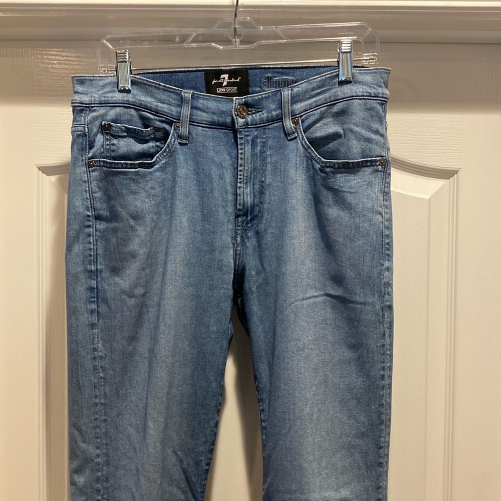 7 For All Mankind FAM Luxe Sport Slimmy Jeans 31